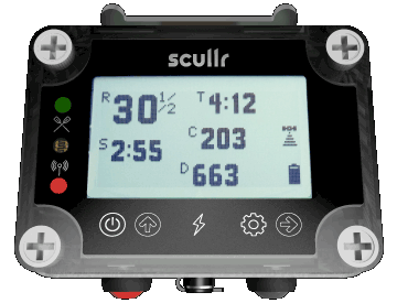 The Scullr GPS rowing computer